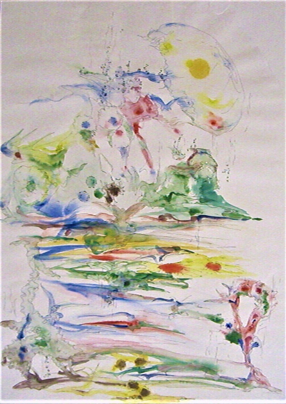 Mit einer Qualle Mit einer Qualle