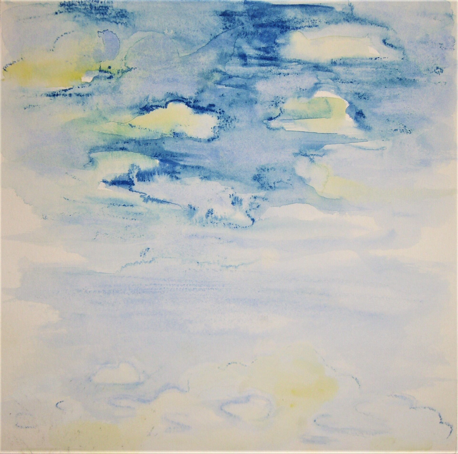 Wolkig Aquarell Wolkig Aquarell